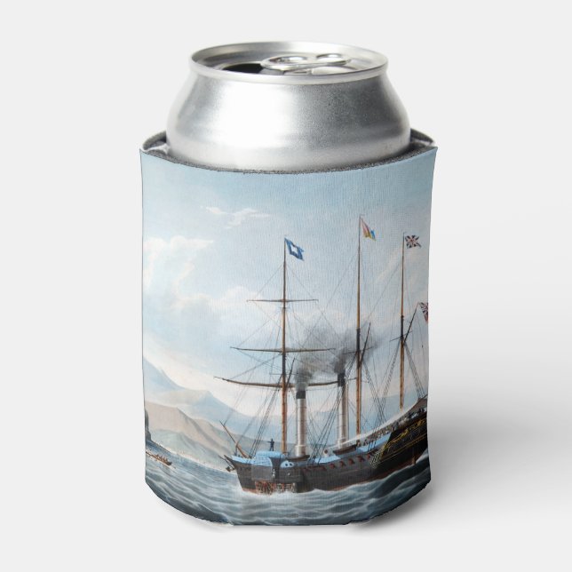 P&O-Dampfschiff Bentinck 1844 Dosenkühler (Kanne Vorderseite)