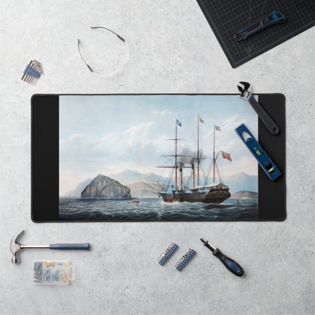 P&O-Dampfschiff Bentinck 1844 Schreibtischunterlage (Arbeitsplatz)