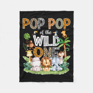 P P von The Wild One 1. Geburtstags-Safari-Dschung Fleecedecke