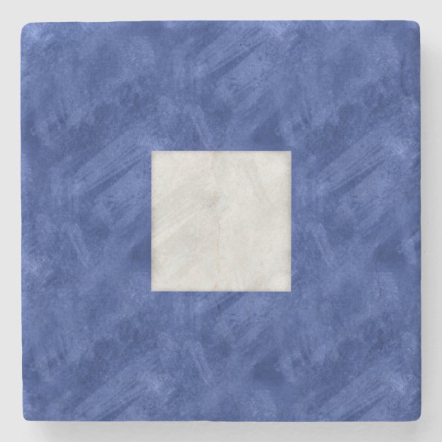 P Papa Wasserfarbe Wasserzeichen Seeflagge Steinuntersetzer (Vorderseite)