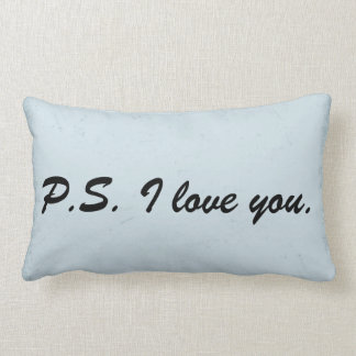 P.S. Je t'aime coussin