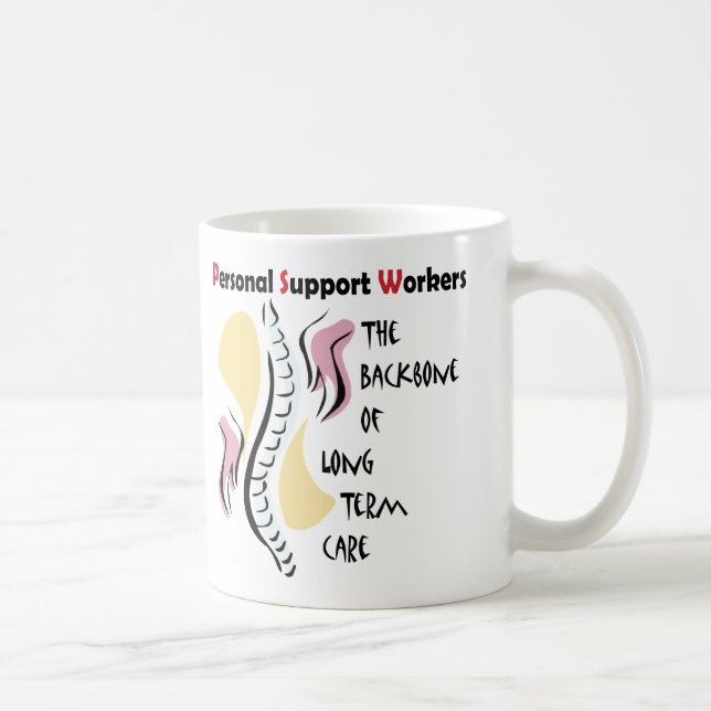 P.S.W. das Rückgrat Kaffeetasse (Rechts)