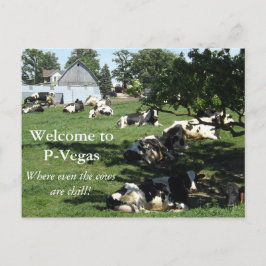 P-Vegas Platteville, Wisconsin Postcard Postkarte