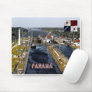 PA0003 Amerika - Panama - Kanallappen - Panoramaau Mousepad