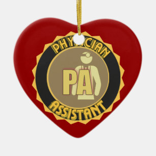 PA-ARZT-ASSISTENTEN-LOGO KERAMIK ORNAMENT