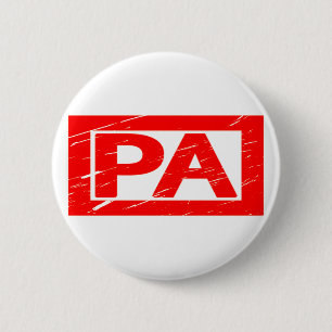 Pa Briefmarke Button