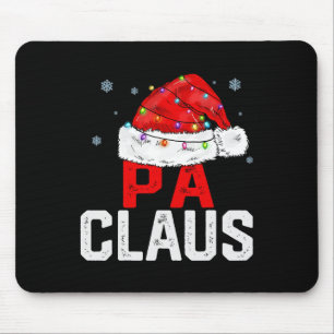 Pa Claus Funny Xmas Familie Matching Großvater Chr Mousepad