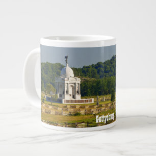 PA-Denkmal an der Gettysburg-Tunnel-bohrwagenTasse Jumbo-Tasse