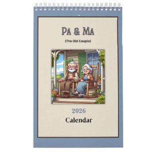 Pa & Ma (Die Alten Leute) Spaß 2026 Kalender