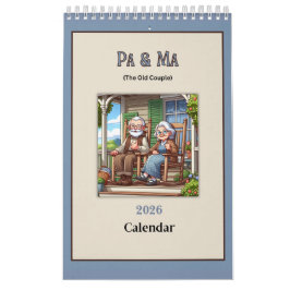 Pa & Ma (Die Alten) Spaß 2026 Kalender