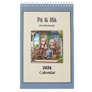 Pa & Ma (Les Personnes Âgées) Calendrier Amusant 2