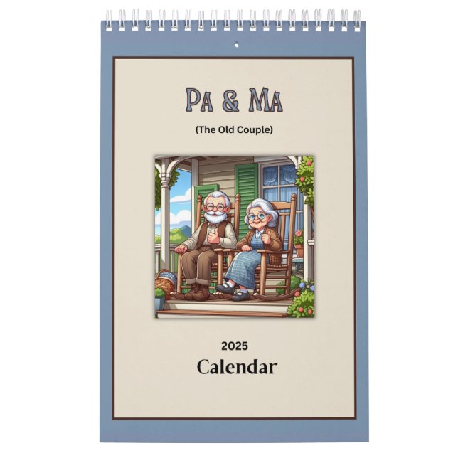 Pa & Ma (The Old People) Fun Calendrier 2025 (Protection)