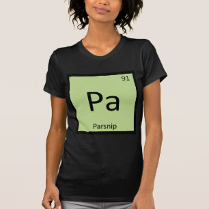 Pa - Pastinaken-Gemüse-Chemie-Periodensystem T-Shirt