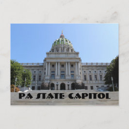 PA Staat Hauptstadt Gebäude Postkarte