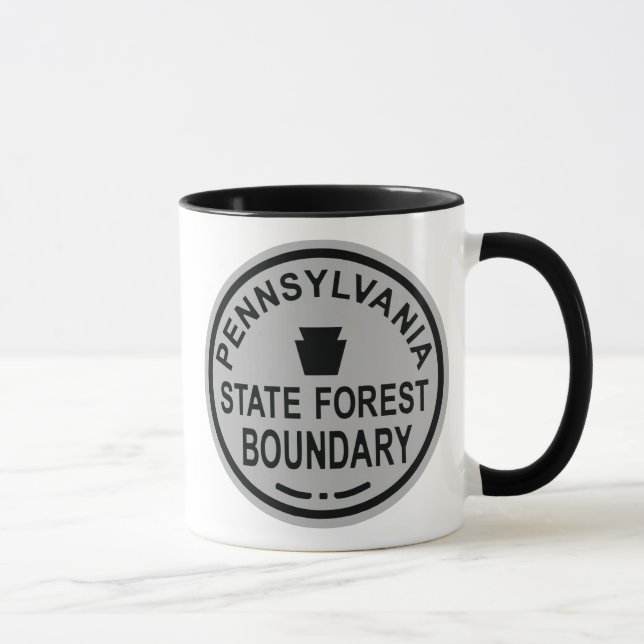 PA-Staats-Waldgrenze Tasse (Rechts)