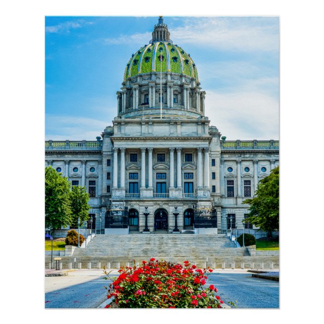 PA State Capitol Poster (Vorderseite)