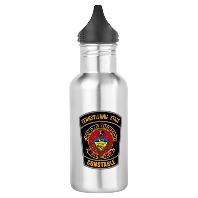 PA State Constable Water Bottle Edelstahlflasche (Links)