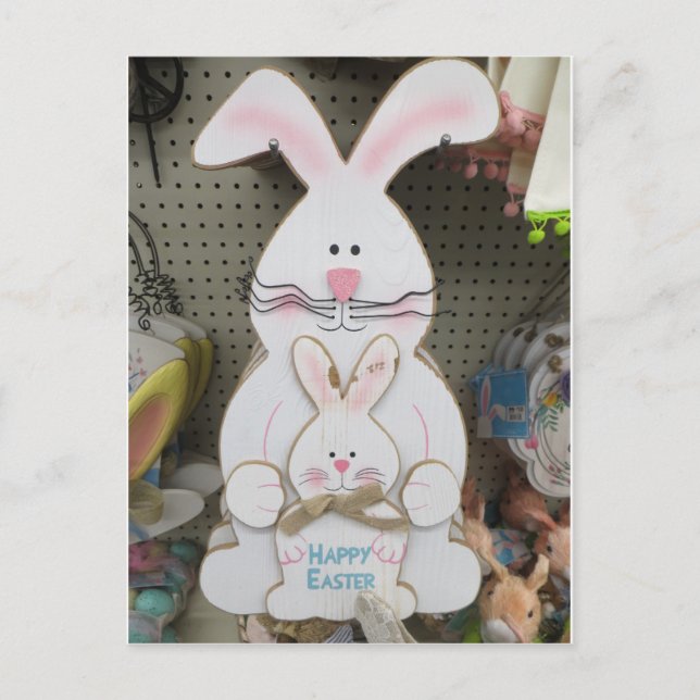 Pa und Little Bunny Postkarte (Vorderseite)
