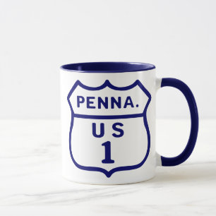 PA/US Landstraßen-Weg 1 Tasse