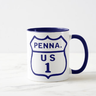 PA/US Landstraßen-Weg 1 Tasse
