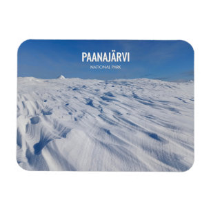 Paanajarvi Nationalpark Winter Schneelandschaft Magnet