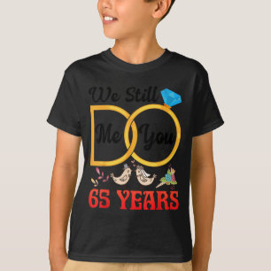 Paar 65. Hochzeitstag 65 Jahre verheiratet T-Shirt