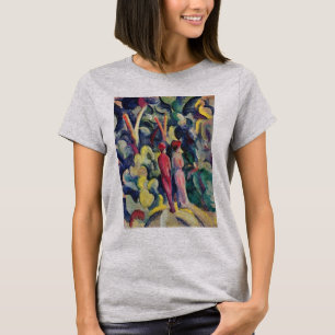 Paar auf dem Waldweg von August Macke T-Shirt
