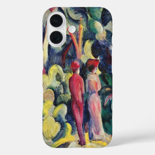 Paar auf dem Waldweg von August Macke title_seo2