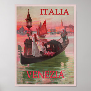 Paar aus Italien Venezia   Vintage Posters Poster