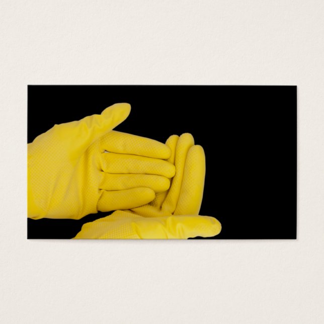 Paar aus Latex Handschuhen (Vorderseite)