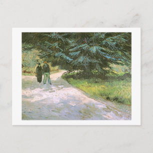Paar & Blaue Tanne Van Gogh Fine Art Postkarte