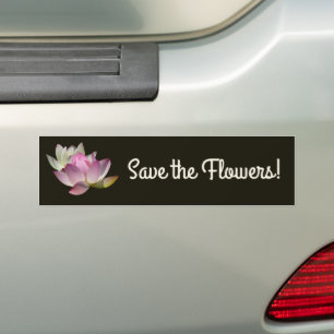 Paar der Lotus-Blume II Autoaufkleber