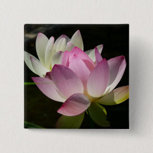 Paar der Lotus-Blume II Button