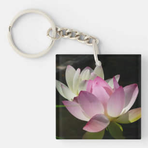 Paar der Lotus-Blume II Schlüsselanhänger