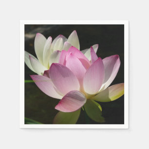 Paar der Lotus-Blume II Serviette