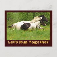 Paar der Postkarten von Pintos