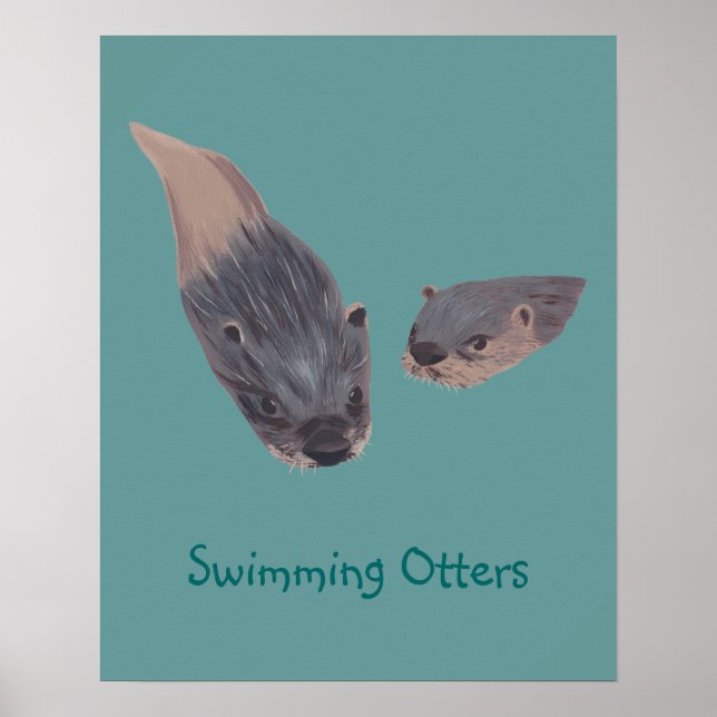Paar der Schwimmer Poster (Vorne)