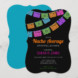 Paar-Dusche Papel Picado Fiesta Einladung