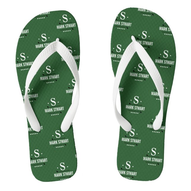 Paar Flip Flops (Fußbett)
