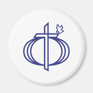 Paar für das Christus-Logo Magnet
