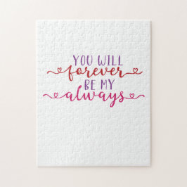 Paar Geschenke werden Sie immer mein immer sein