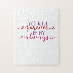 Paar Geschenke werden Sie immer mein immer sein