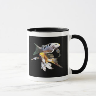 Paar-Kaffee-Tasse der Blendungs-Koi Tasse