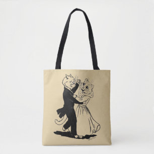 Paar Katzen tanzen, Louis Wain Tasche