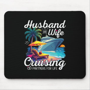 Paar Kreuzfahrt Ehemann Und Ehefrau Kreuzfahrtpart Mousepad