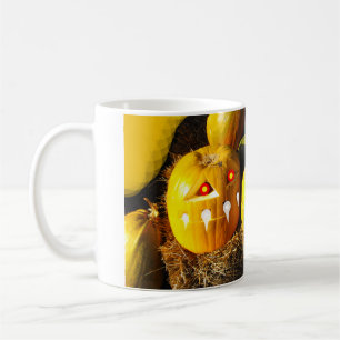 Paar Kürbiskunst Kaffeetasse
