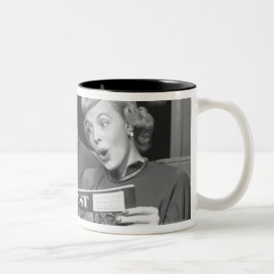 Paar-Lesezeitschrift Zweifarbige Tasse