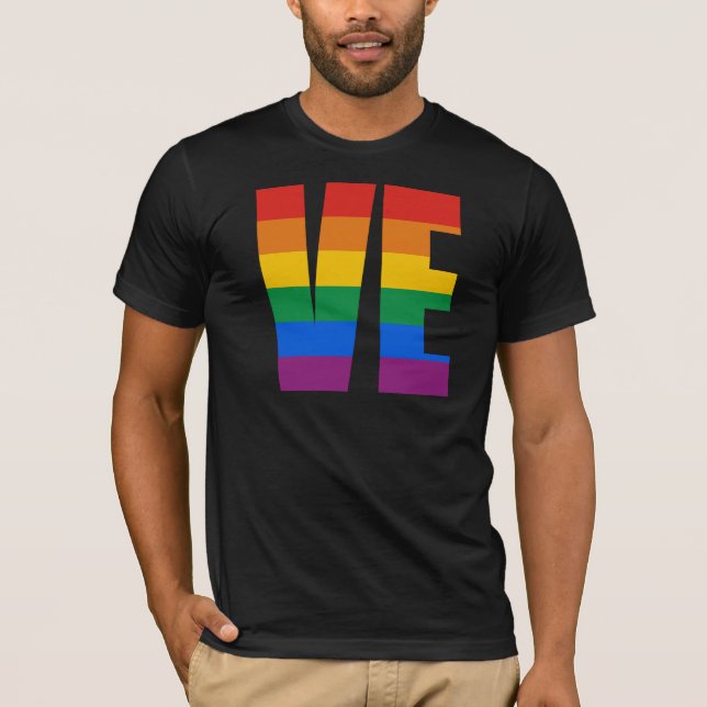 PAAR-LIEBE-BUCHSTABEN T-Shirt (Vorderseite)