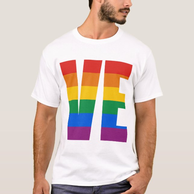 PAAR-LIEBE-BUCHSTABEN - VE T-Shirt (Vorderseite)