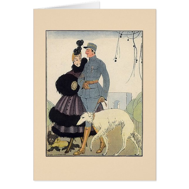 Paar mit Hunden (Vorne)